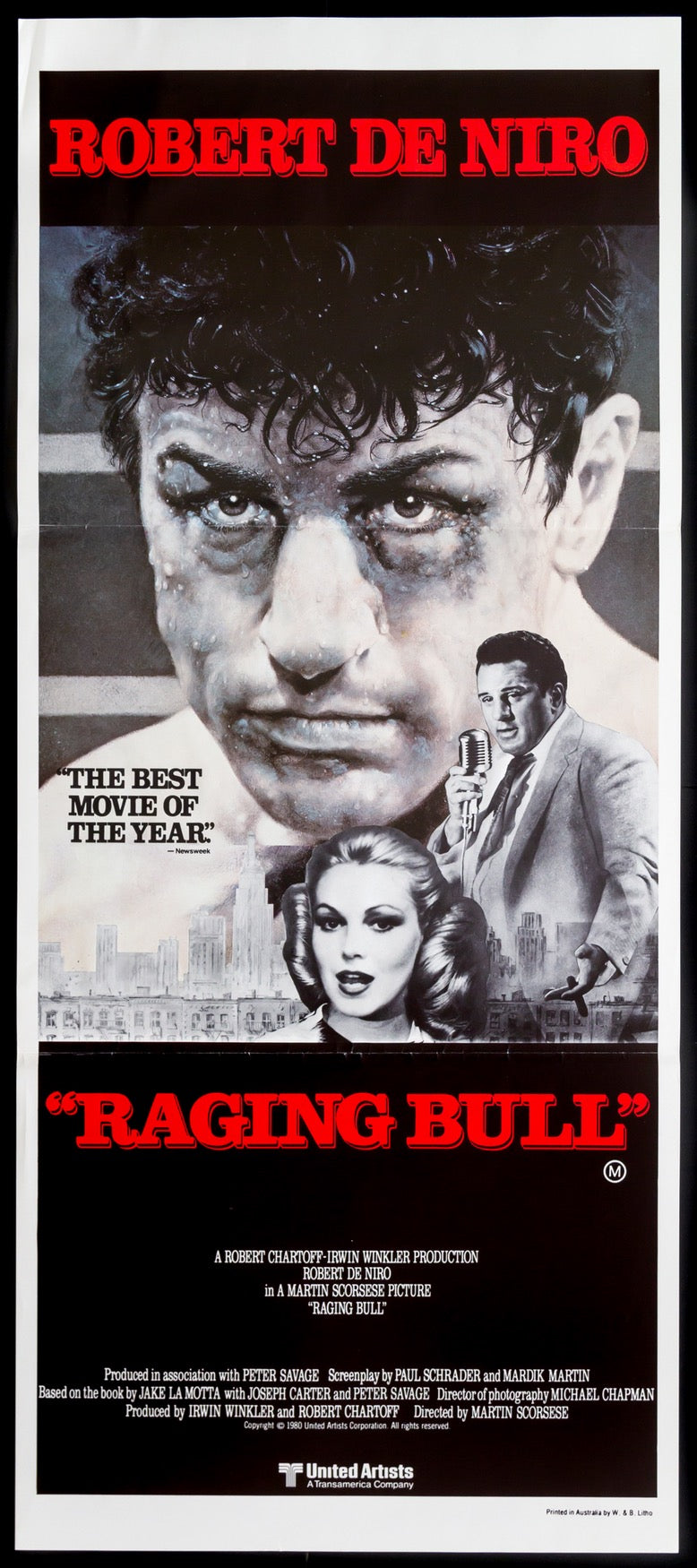 Raging Bull (1980) original movie poster for sale at Original Film Art