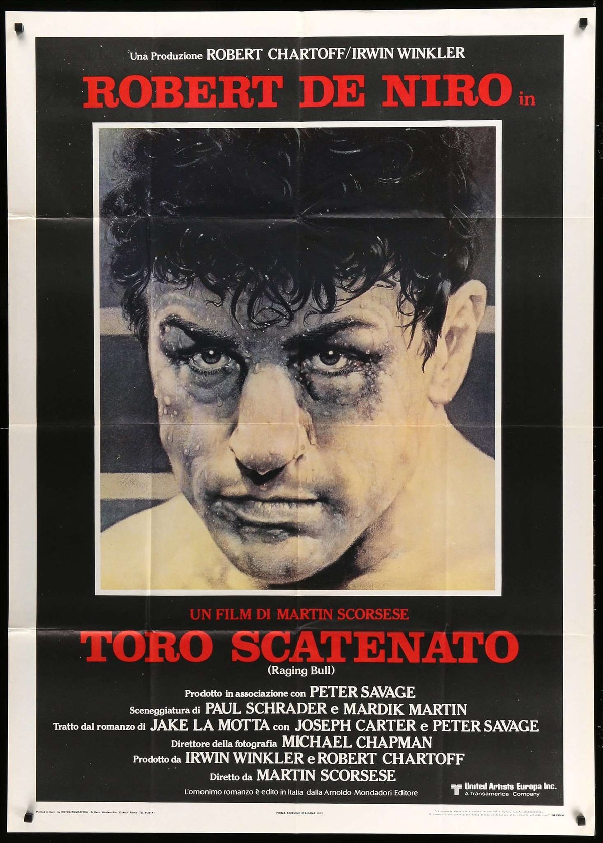 Raging Bull (1980) original movie poster for sale at Original Film Art
