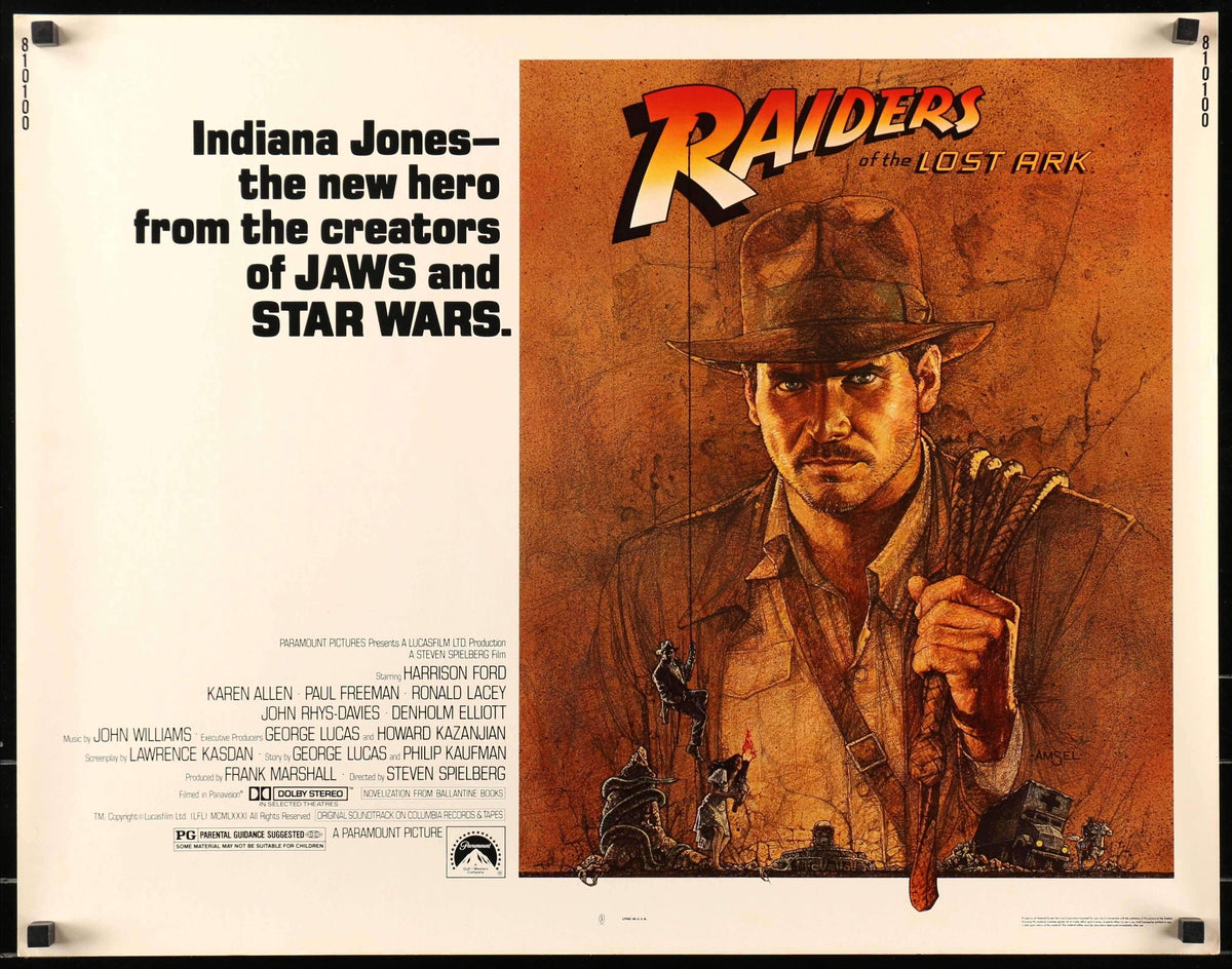 Raiders of the Lost Ark (1981) original movie poster for sale at Original Film Art - Vintage Movie Posters