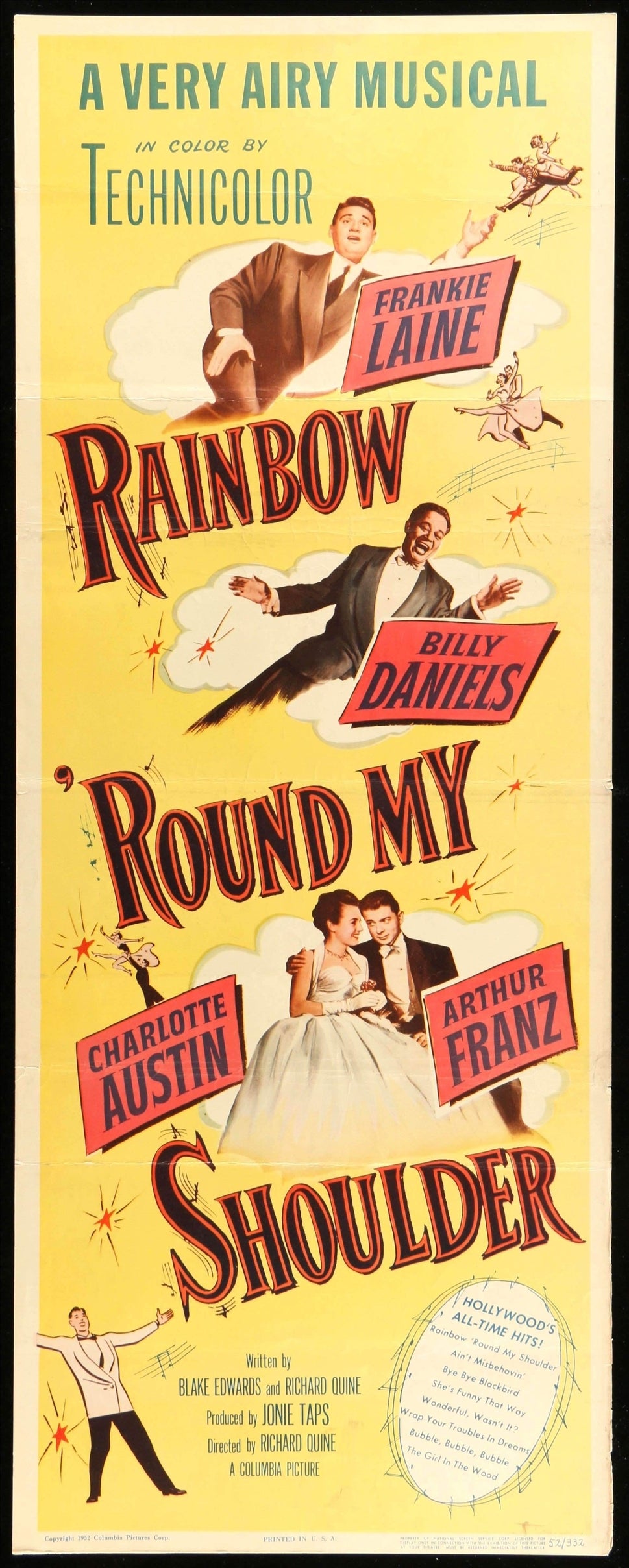 Rainbow &#39;Round my Shoulder (1952) original movie poster for sale at Original Film Art - Vintage Movie Posters