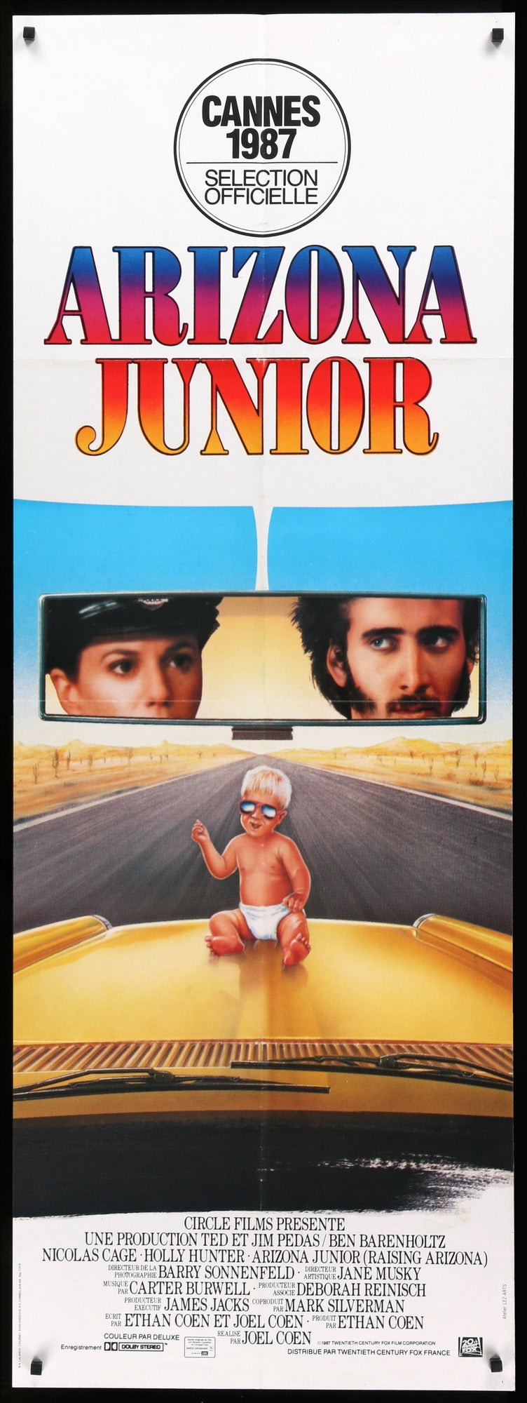 Raising Arizona (1987) original movie poster for sale at Original Film Art - Vintage Movie Posters