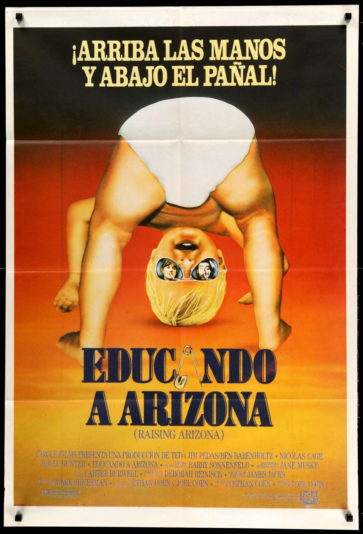 Raising Arizona (1987) original movie poster for sale at Original Film Art - Vintage Movie Posters