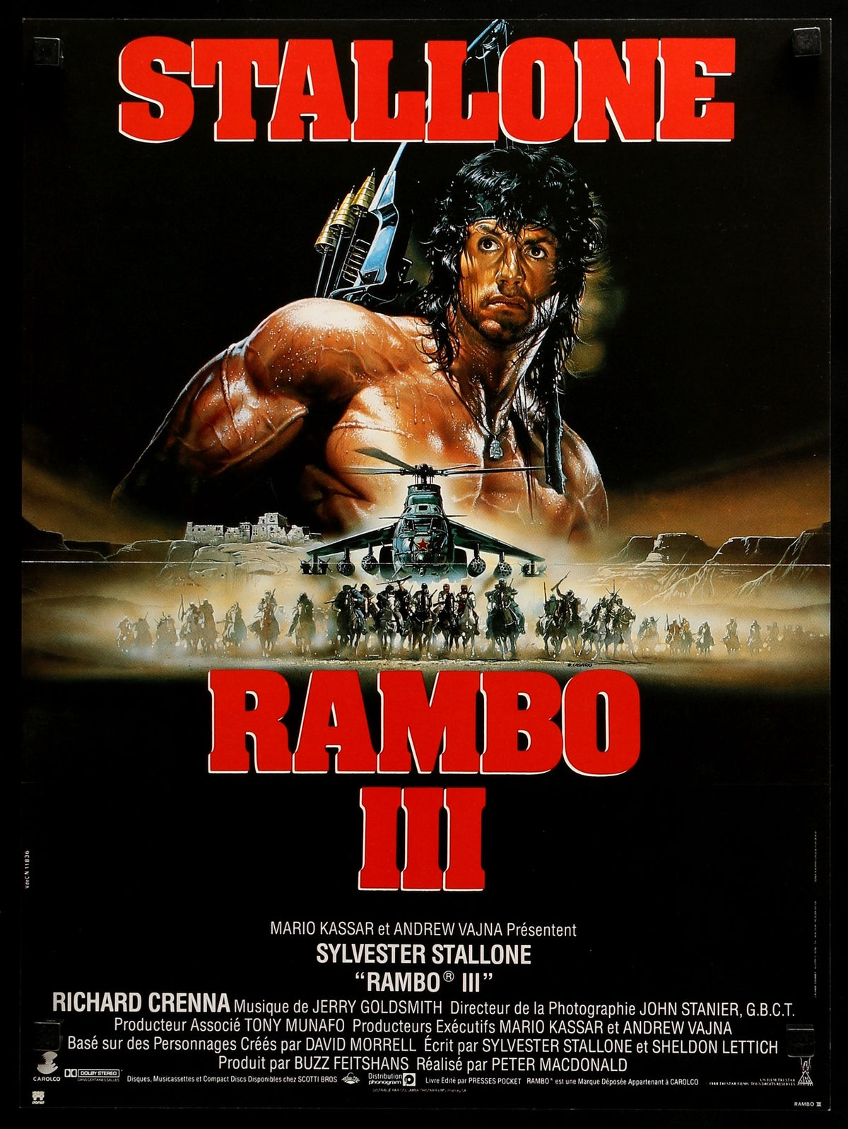 Rambo III (1988) original movie poster for sale at Original Film Art