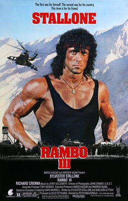 Rambo III (1988) original movie poster for sale at Original Film Art - Vintage Movie Posters
