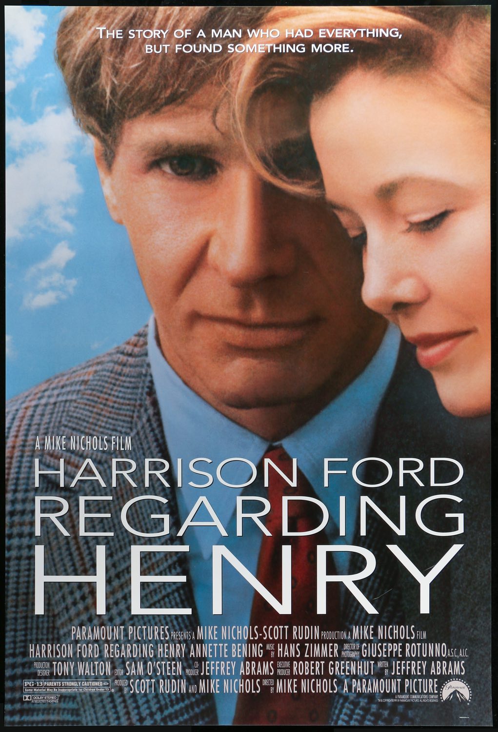 Regarding Henry (1991) original movie poster for sale at Original Film Art - Vintage Movie Posters