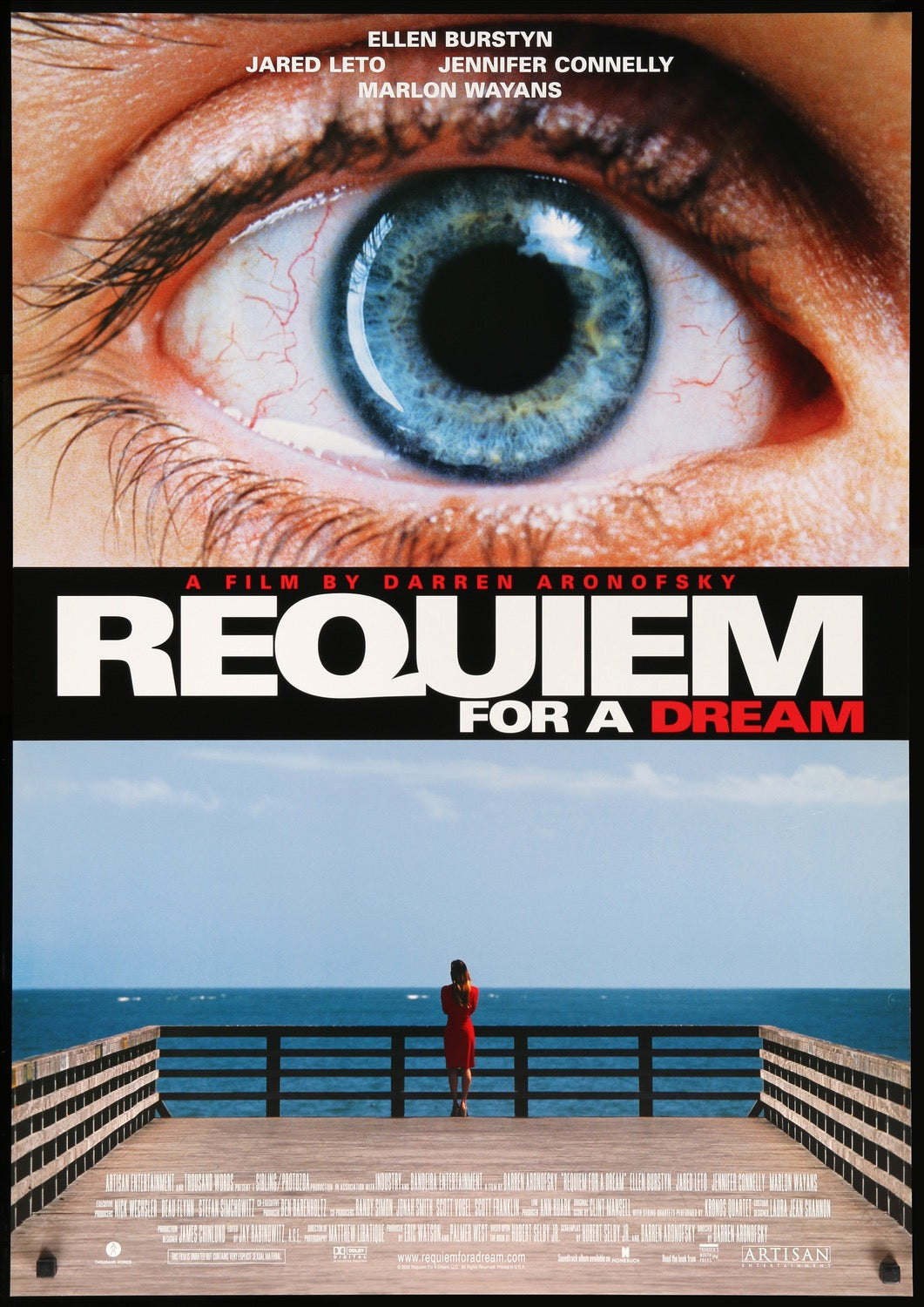 Requiem For a Dream (2000) original movie poster for sale at Original Film Art - Vintage Movie Posters