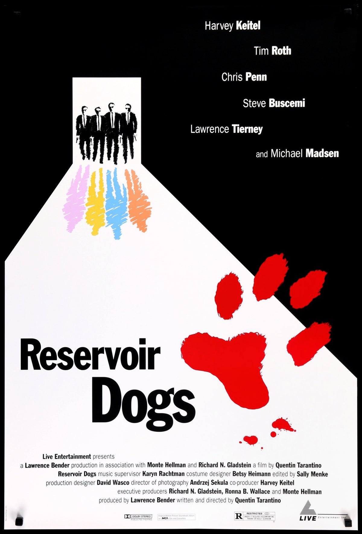 Reservoir Dogs (1992) original movie poster for sale at Original Film Art - Vintage Movie Posters