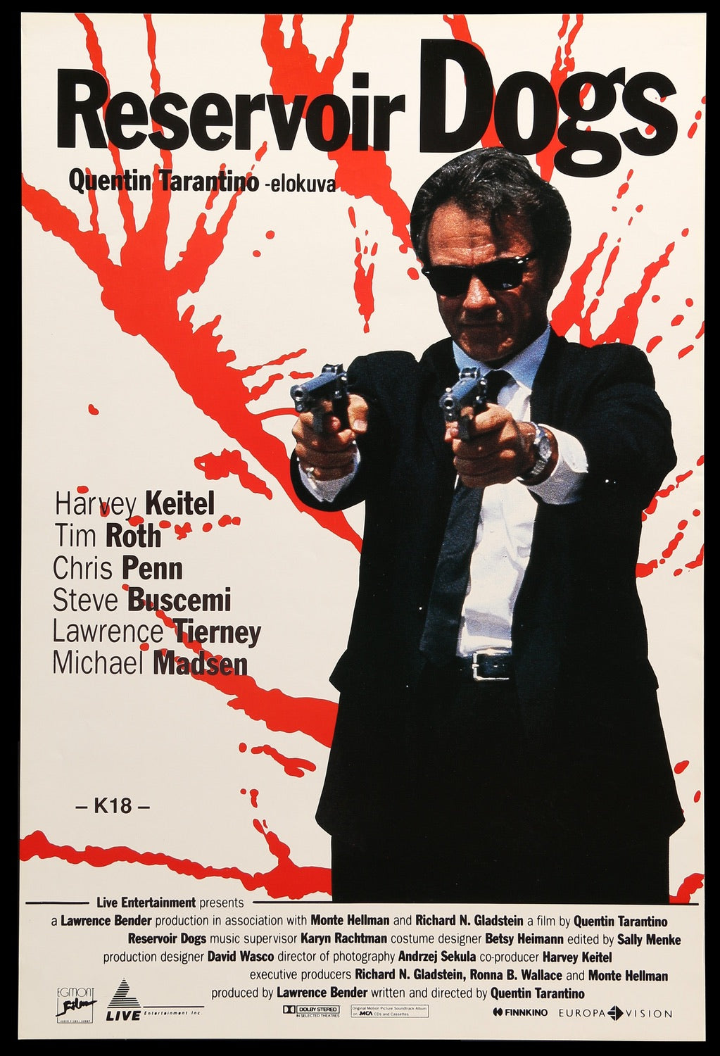 Reservoir Dogs (1992) original movie poster for sale at Original Film Art - Vintage Movie Posters