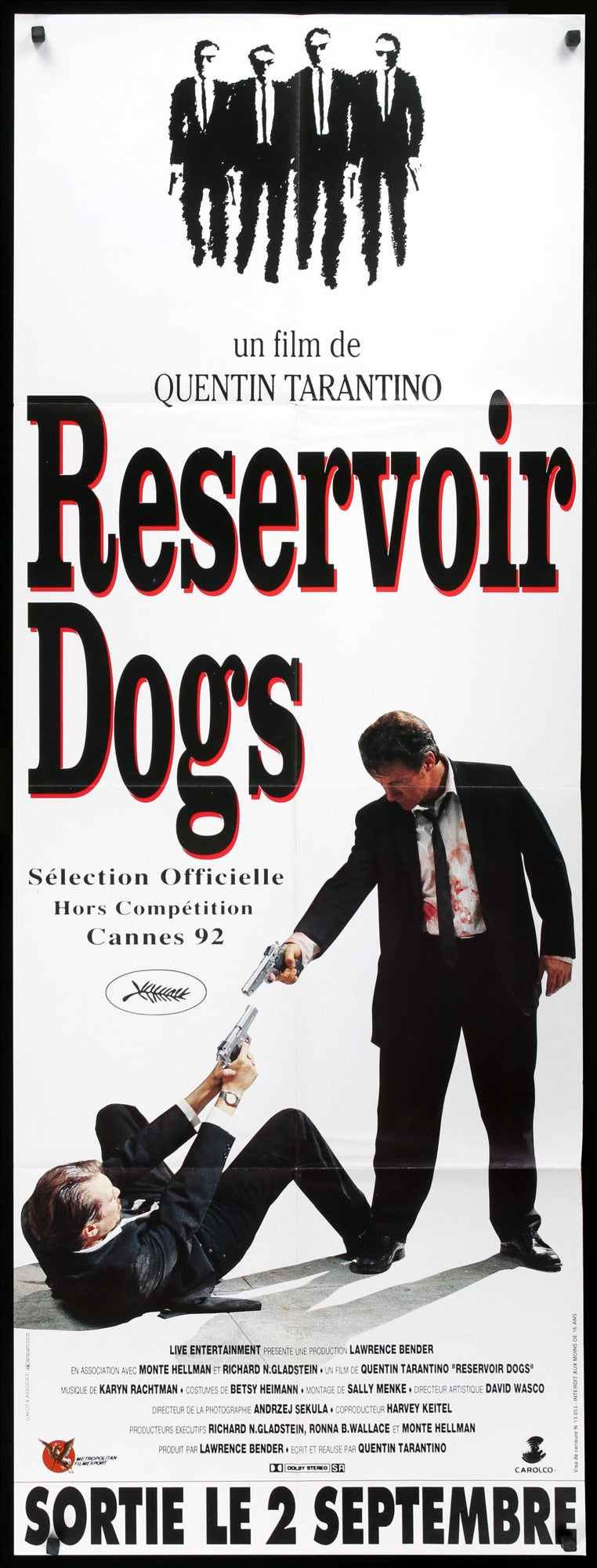Reservoir Dogs (1992) original movie poster for sale at Original Film Art - Vintage Movie Posters