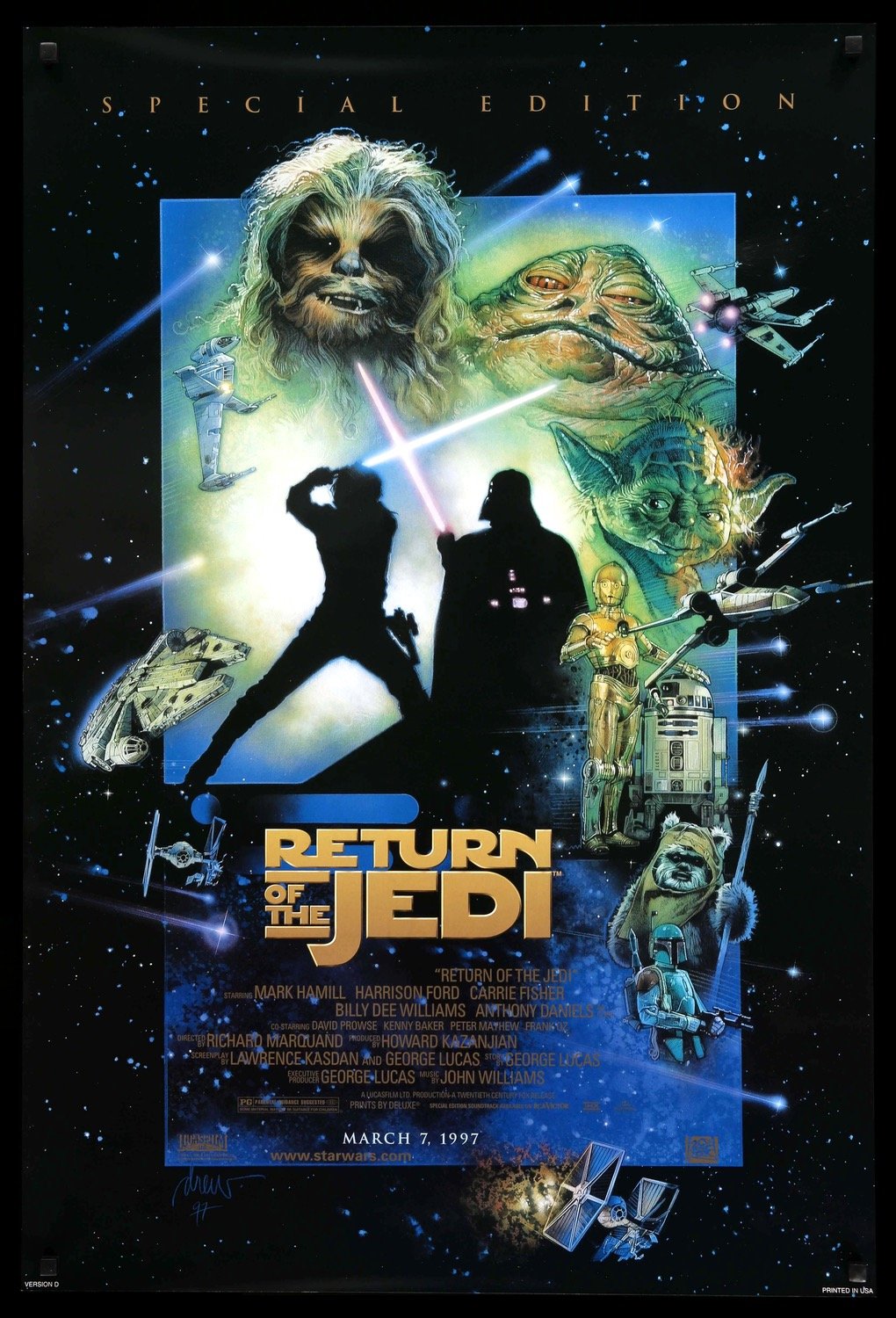 Return of the Jedi (1983) original movie poster for sale at Original Film Art - Vintage Movie Posters