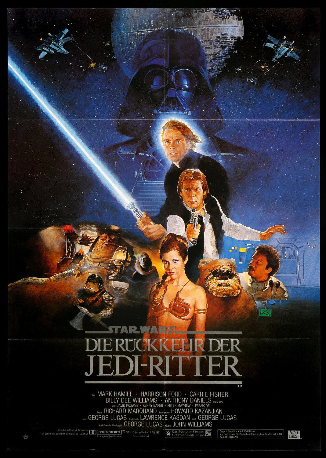 Return of the Jedi (1983) original movie poster for sale at Original Film Art - Vintage Movie Posters