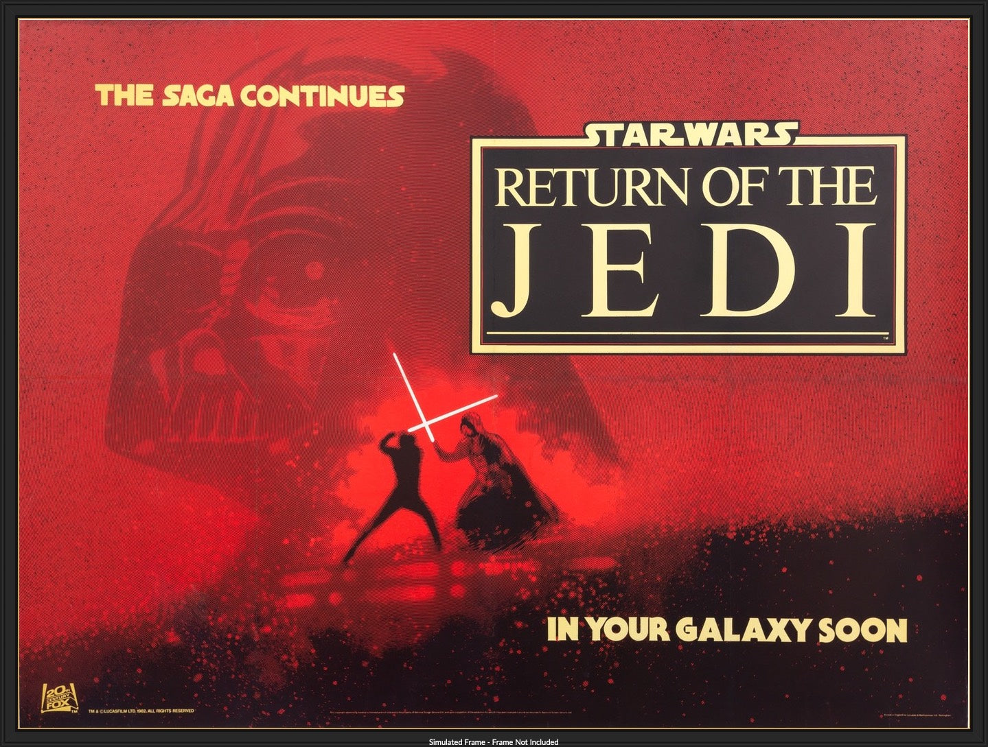 Return of the Jedi (1983) original movie poster for sale at Original Film Art