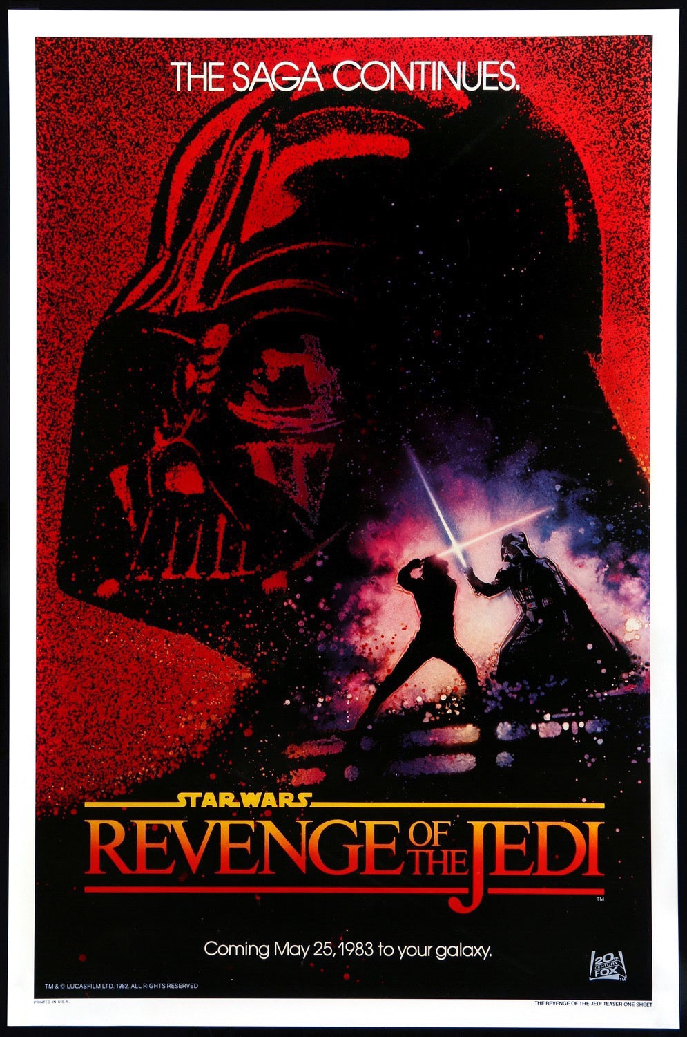 Return of the Jedi (1983) original movie poster for sale at Original Film Art