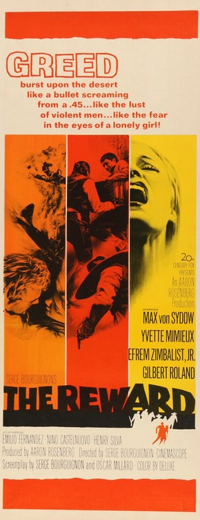 Reward (1965) original movie poster for sale at Original Film Art