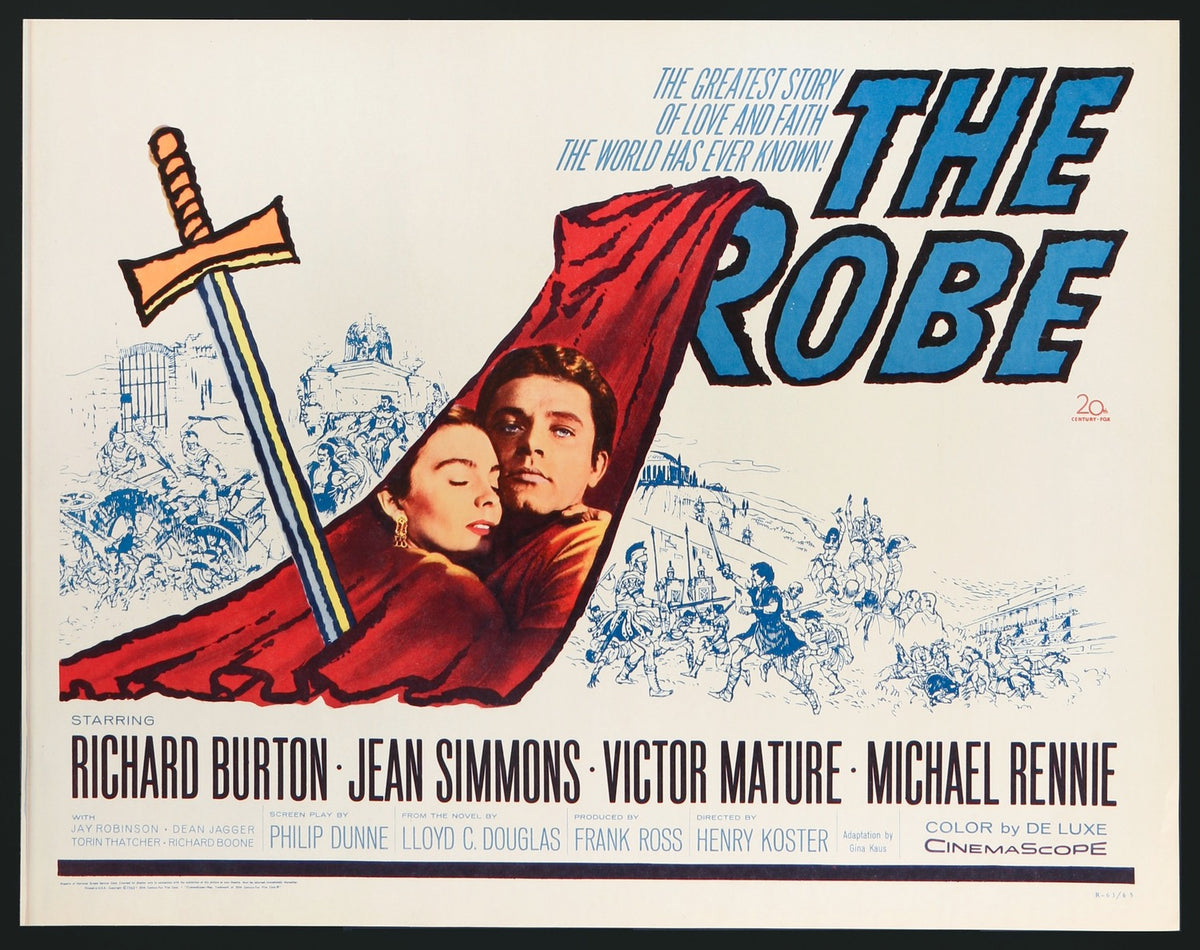 Robe (1953) original movie poster for sale at Original Film Art - Vintage Movie Posters