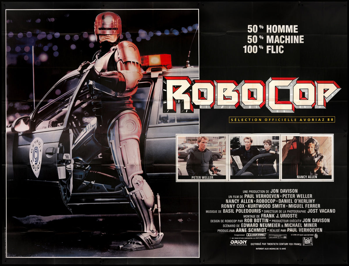 Robocop (1987) original movie poster for sale at Original Film Art - Vintage Movie Posters