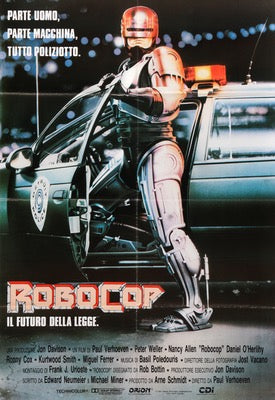 Robocop (1987) original movie poster for sale at Original Film Art - Vintage Movie Posters