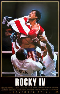 Rocky IV (1985) original movie poster for sale at Original Film Art - Vintage Movie Posters