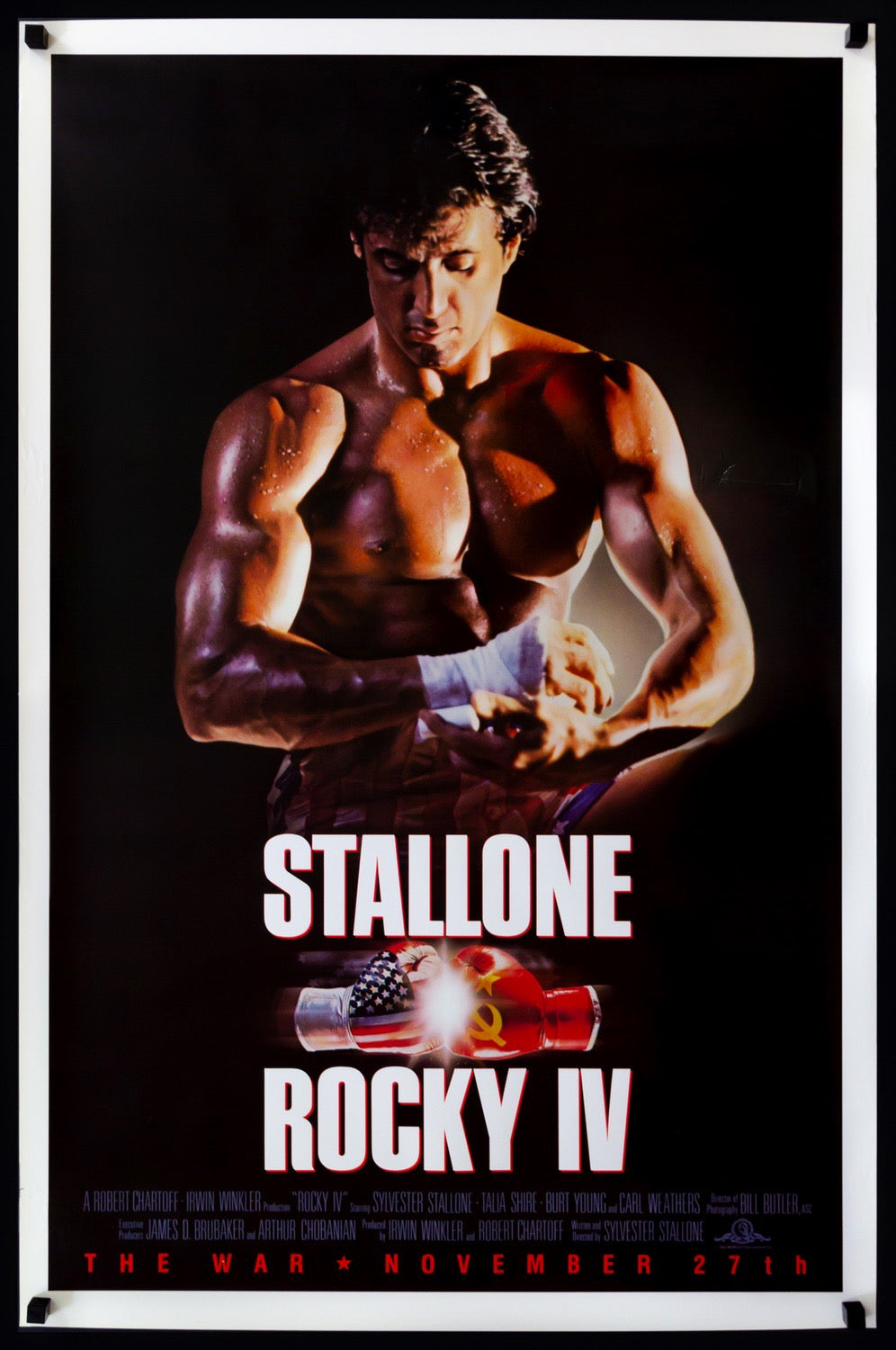 Rocky IV (1985) original movie poster for sale at Original Film Art - Vintage Movie Posters