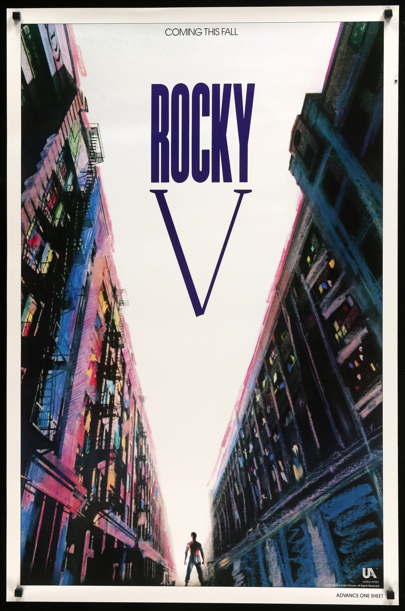 Rocky V (1990) original movie poster for sale at Original Film Art - Vintage Movie Posters