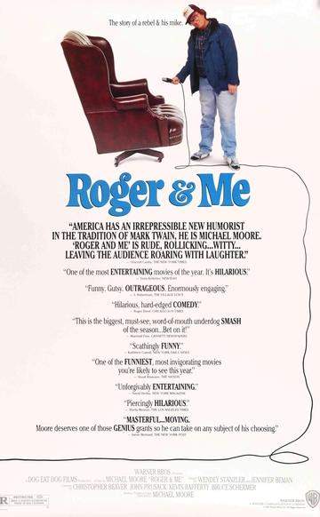 Roger & Me (1989) original movie poster for sale at Original Film Art - Vintage Movie Posters