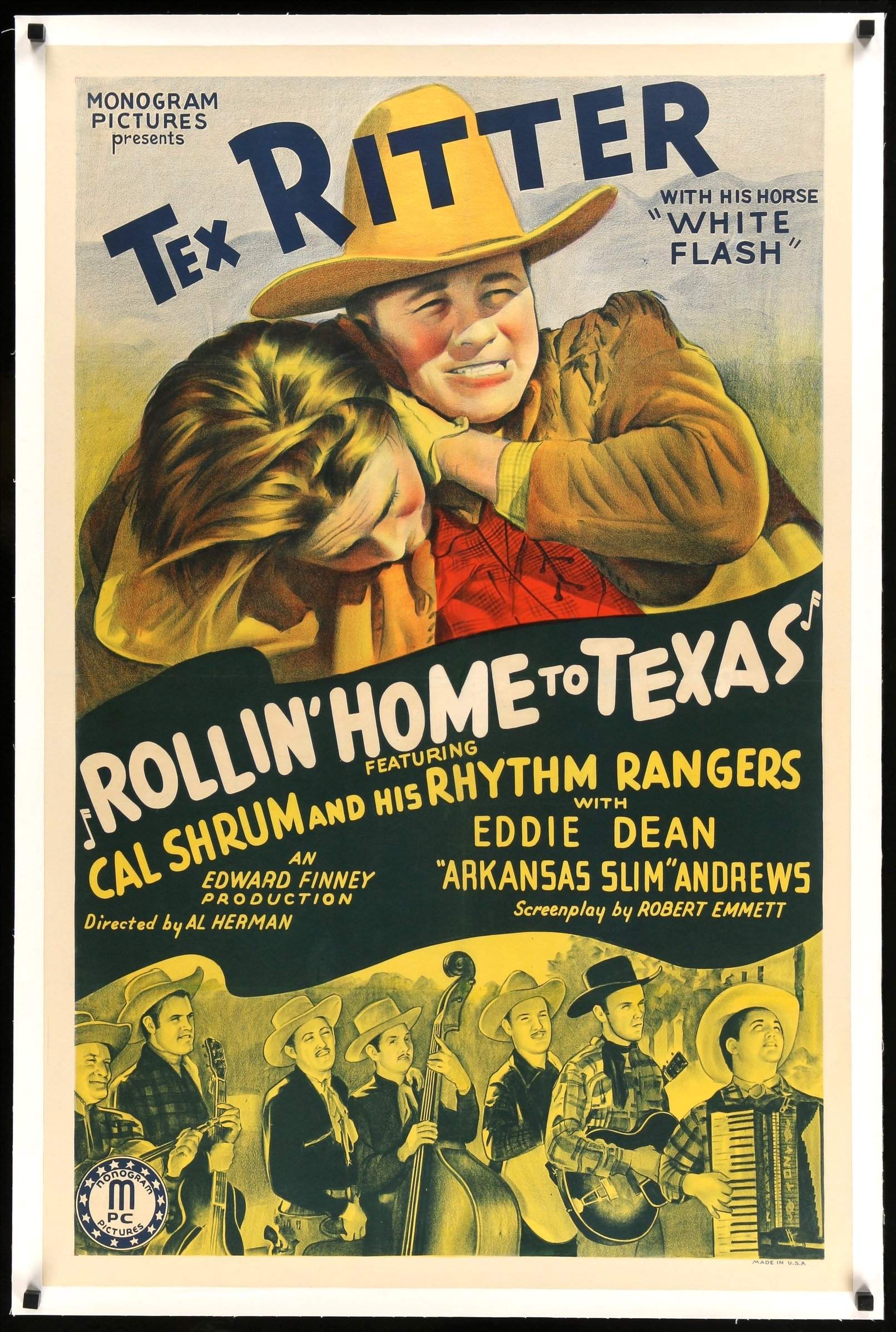 Rollin' Home to Texas (1940) original movie poster for sale at Original Film Art