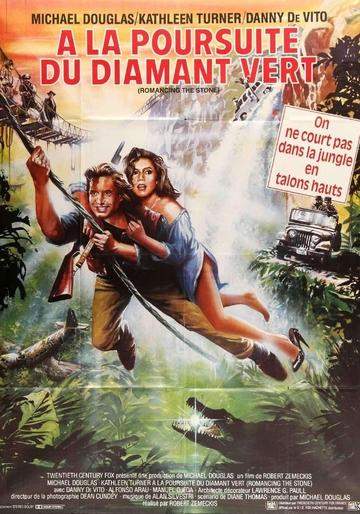 Romancing the Stone (1984) original movie poster for sale at Original Film Art - Vintage Movie Posters