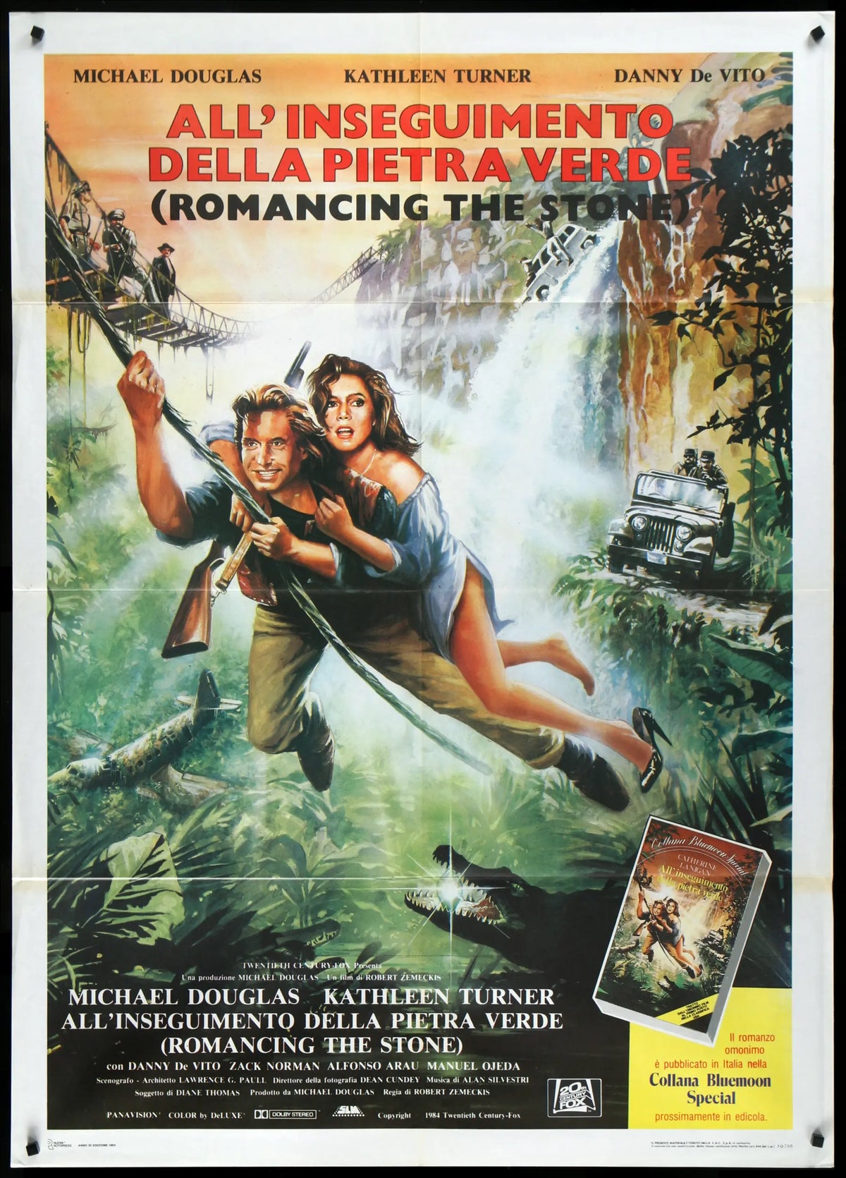 Romancing the Stone (1984) original movie poster for sale at Original Film Art
