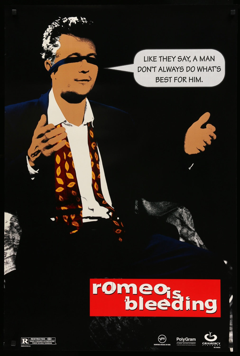 Romeo Is Bleeding (1994) original movie poster for sale at Original Film Art - Vintage Movie Posters