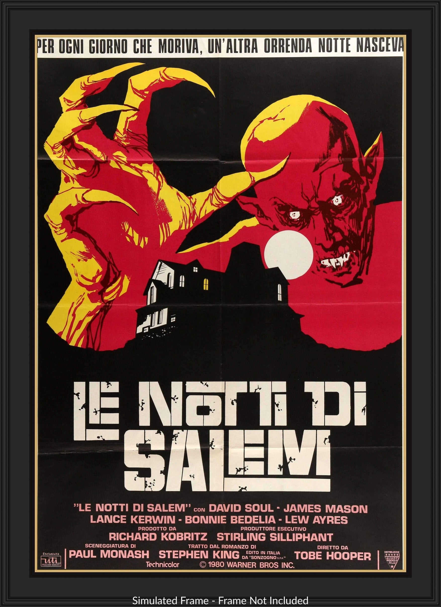 Salem's Lot (1979) Original Italian 2 Fogli Movie Poster - 39 x