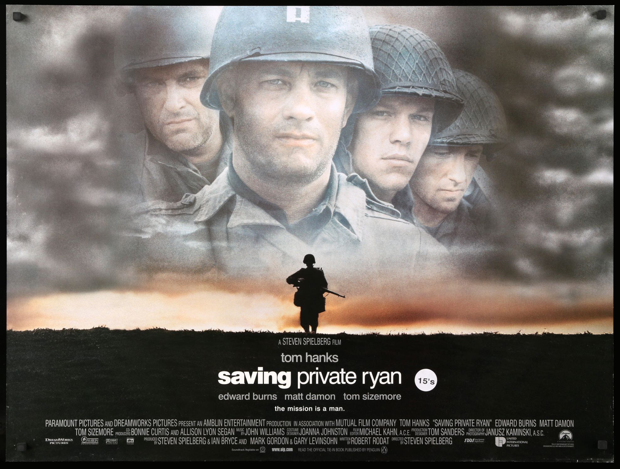 Saving Private Ryan (1998) original movie poster for sale at Original Film Art - Vintage Movie Posters