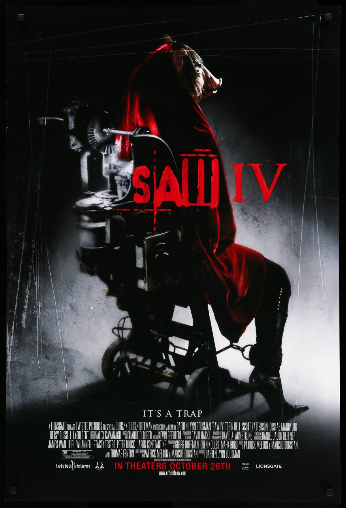Saw IV (2007) original movie poster for sale at Original Film Art - Vintage Movie Posters