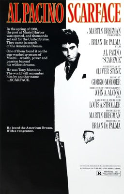Scarface (1983) original movie poster for sale at Original Film Art