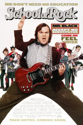 School of Rock (2003) original movie poster for sale at Original Film Art - Vintage Movie Posters