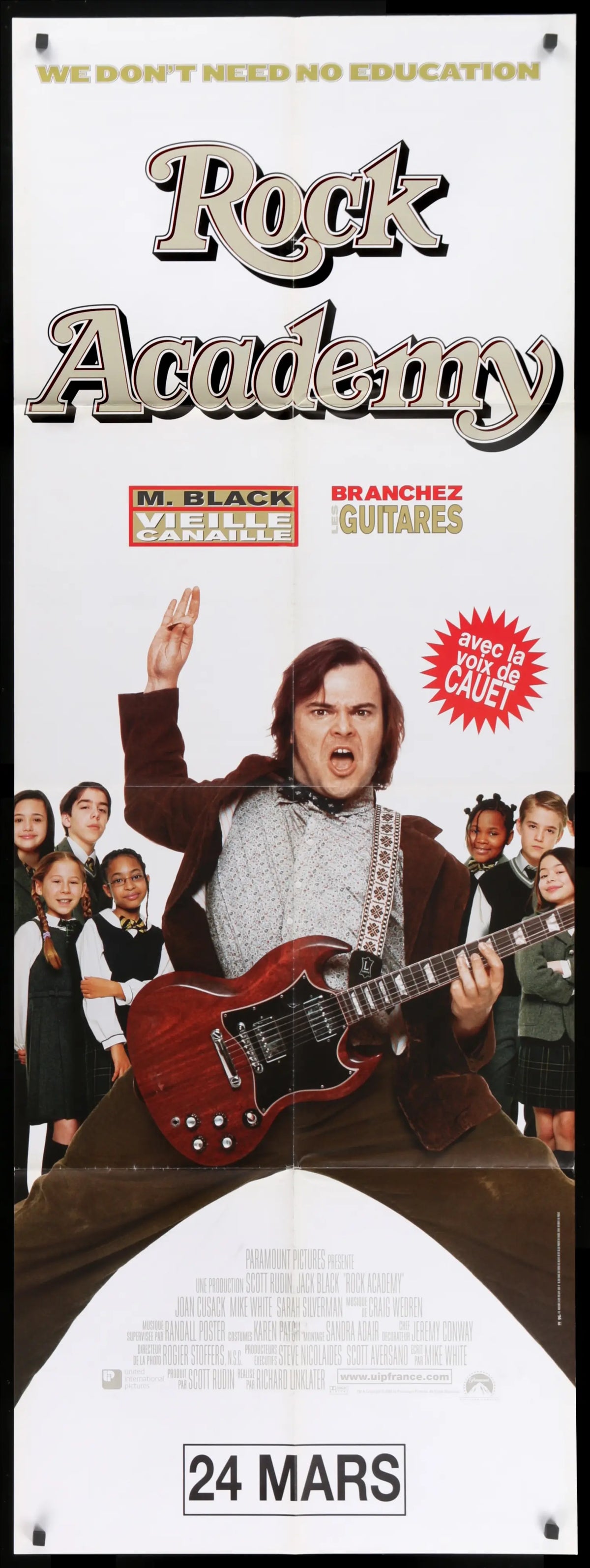 School of Rock (2003) original movie poster for sale at Original Film Art - Vintage Movie Posters