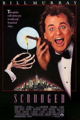 Scrooged (1988) original movie poster for sale at Original Film Art - Vintage Movie Posters