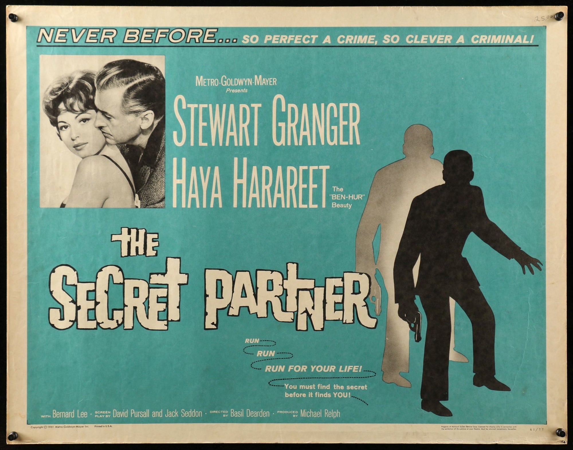 Secret Partner (1961) original movie poster for sale at Original Film Art