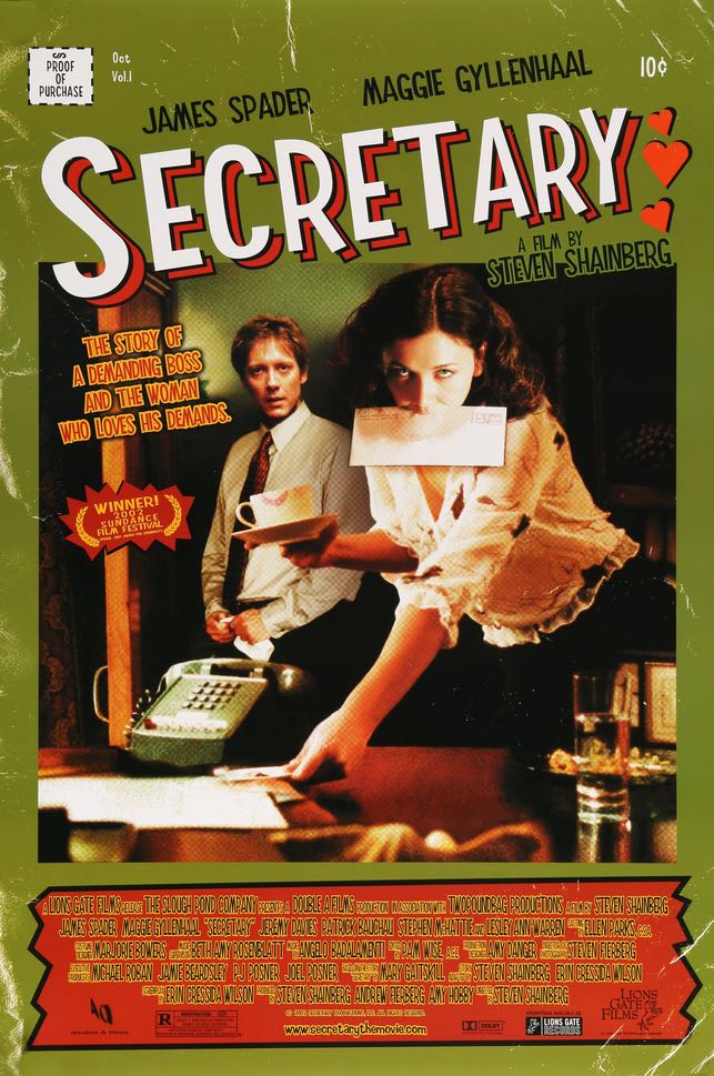 Secretary (2002) original movie poster for sale at Original Film Art - Vintage Movie Posters