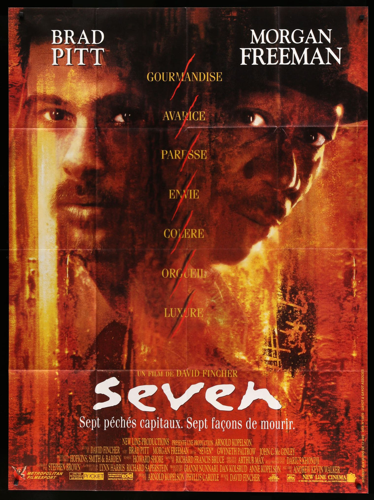 Seven (1995) original movie poster for sale at Original Film Art