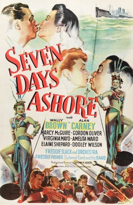 Seven Days Ashore (1944) original movie poster for sale at Original Film Art - Vintage Movie Posters