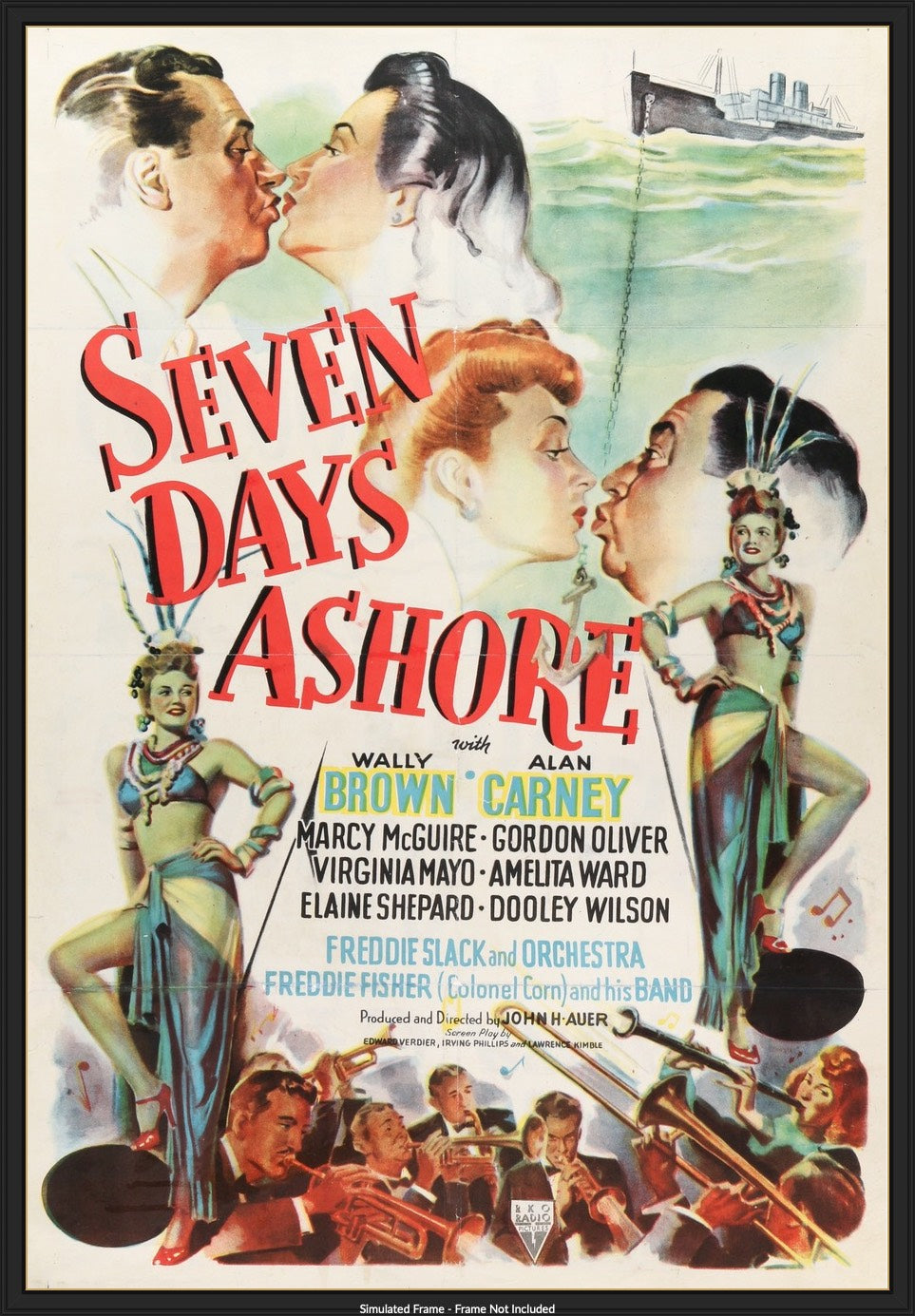 Seven Days Ashore (1944) original movie poster for sale at Original Film Art