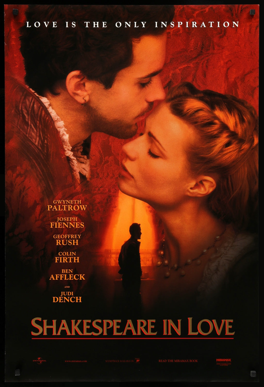 Shakespeare in Love (1998) original movie poster for sale at Original Film Art - Vintage Movie Posters