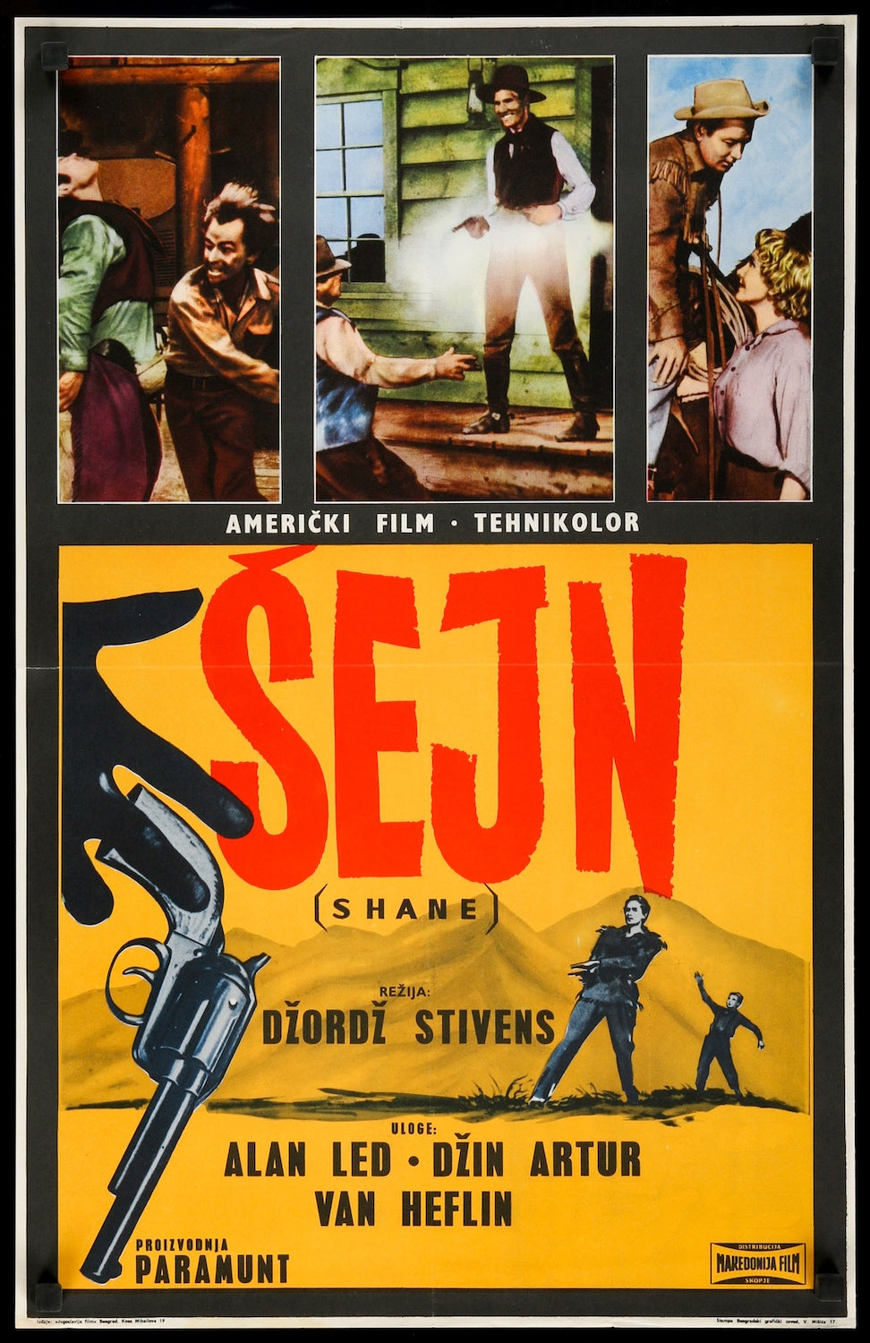 Shane (1953) original movie poster for sale at Original Film Art - Vintage Movie Posters