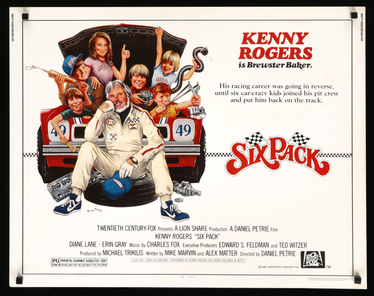 Six Pack (1982) original movie poster for sale at Original Film Art - Vintage Movie Posters
