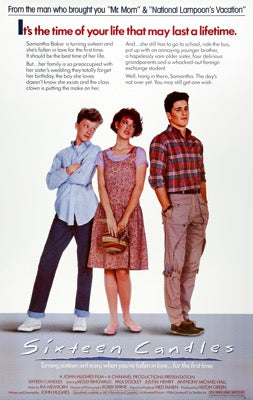 Sixteen Candles (1984) original movie poster for sale at Original Film Art - Vintage Movie Posters