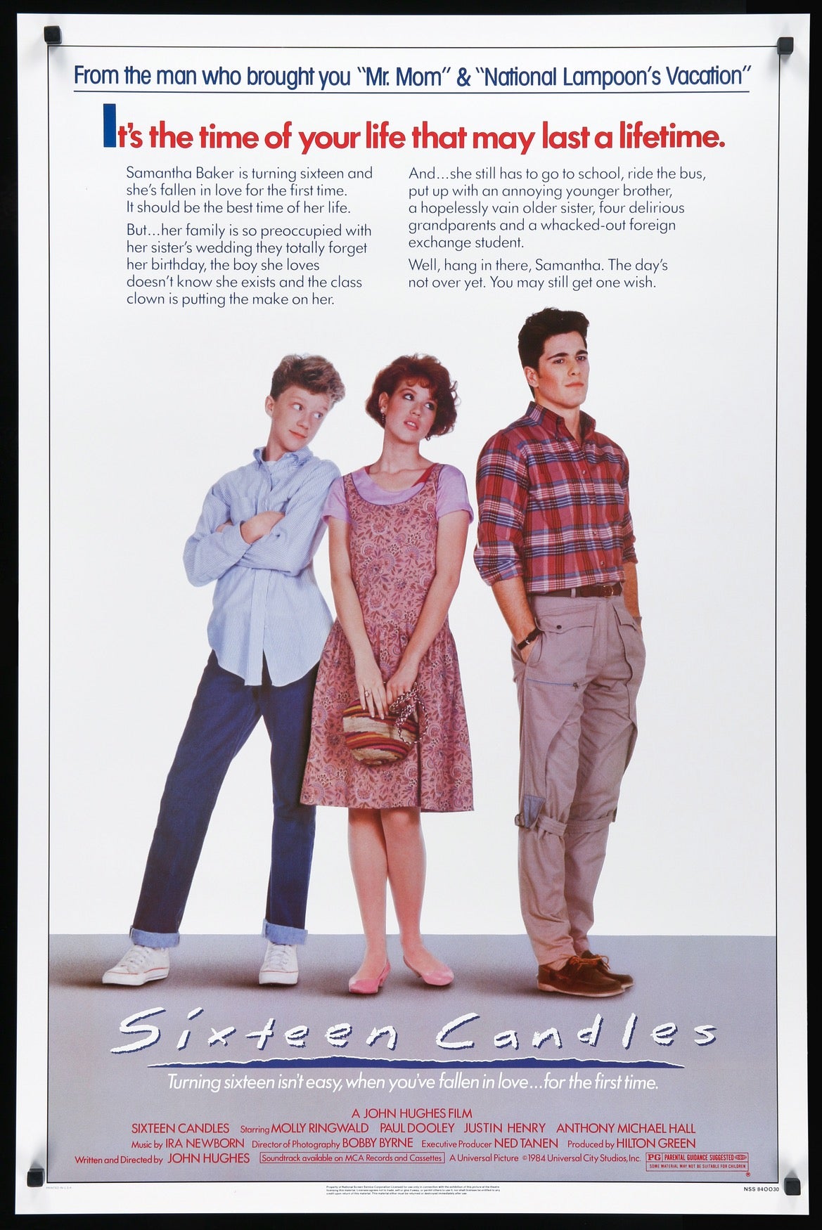 Sixteen Candles (1984) original movie poster for sale at Original Film Art