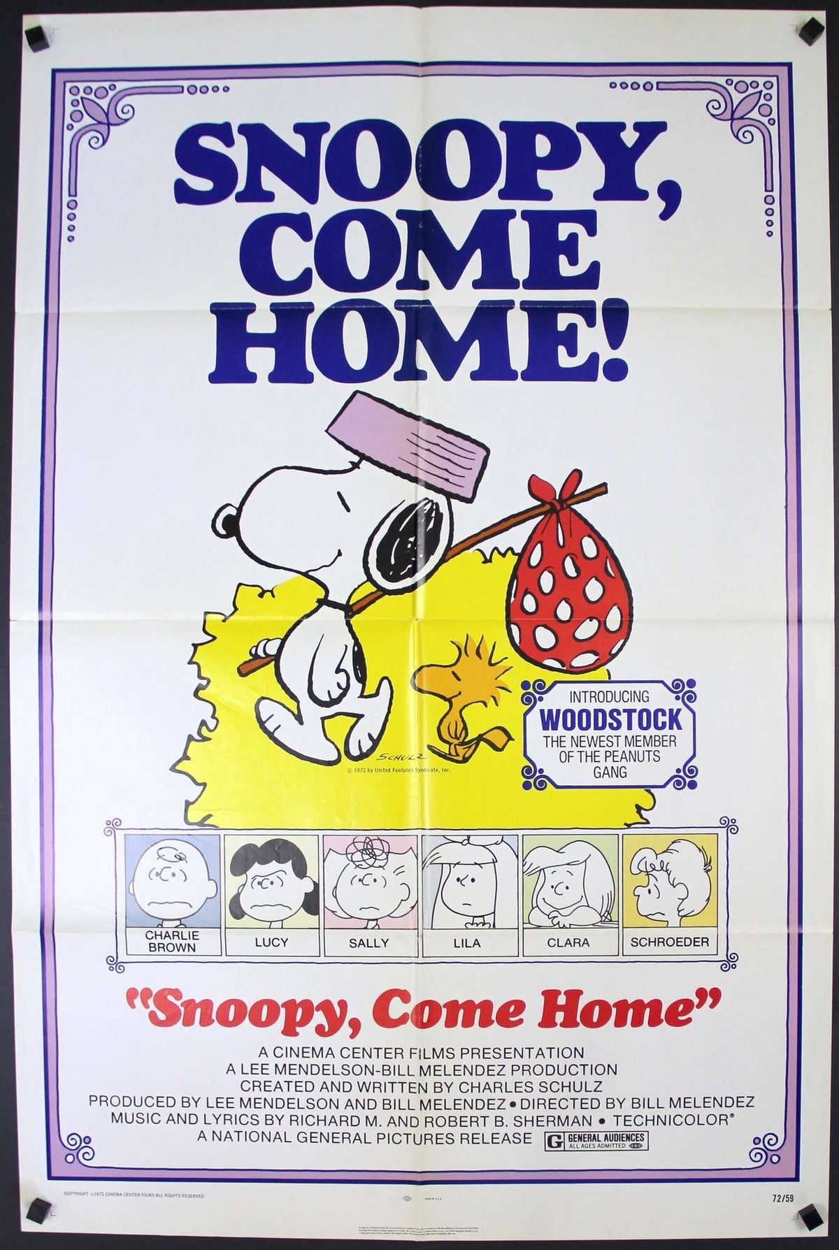 Snoopy Come Home (1972) original movie poster for sale at Original Film Art