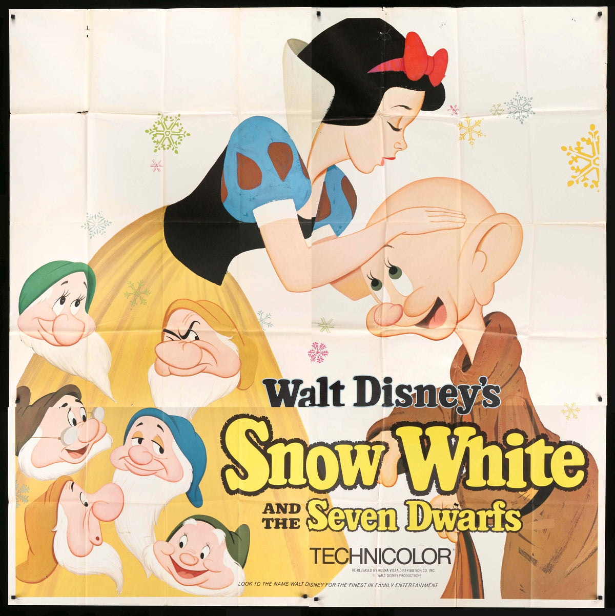 Snow White and the Seven Dwarfs (1937) original movie poster for sale at Original Film Art - Vintage Movie Posters