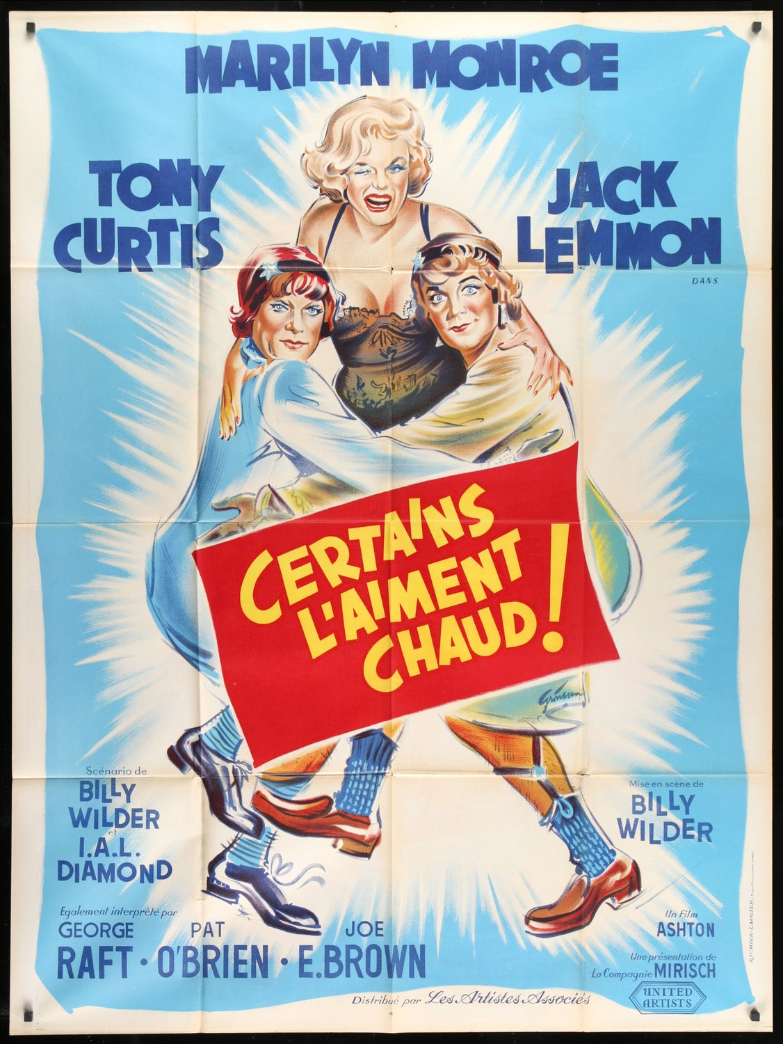 Some Like It Hot (1959) original movie poster for sale at Original Film Art