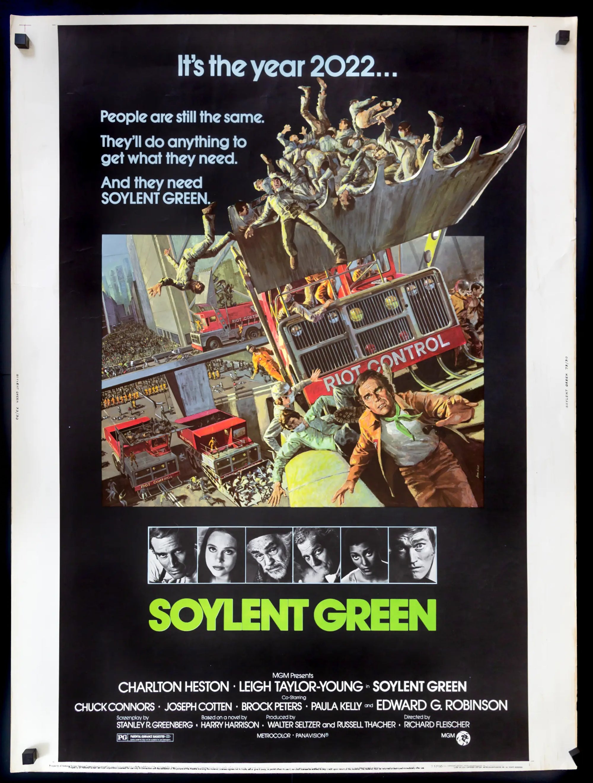 Soylent Green (1973) original movie poster for sale at Original Film Art